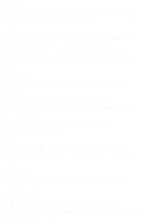 Camping Das Campinggelände öffnet am Freitag um 16:00 Uhr. Bei schönem Wetter gibt es zusätzlich einen Familien freundlichen Campingbereich, der noch ein Stück weiter von der Musik entfernt ist. Spielregeln Unser Festival basiert auf Respekt und Verantwortung gegenüber Mensch und Natur. Wir alle sind Gäste auf dem Hof Waldenstein. Ab 22 Uhr ist Nachtruhe um den Hof. Auf dem Festivalgelände selbst endet das Musikprogramm um 02 Uhr. Eigene Lautsprecher werden nicht toleriert. Naturschutz Das Gelände ist klar gekennzeichnet, bitte haltet euch nur auf diesem Gebiet auf. Die Wiesen der benachbarten Bauern, sowie angrenzende Naturschutzgebiete sind tabu. Tragt Sorge zu den Jungbäumen um- und auf dem Festivalgelände! Der Bach ist nur Badeort, keine Waschstelle. Benutzt dafür die Wasserstellen auf dem Gelände. Abfall Herumliegender Abfall ist gefährlich für Tiere und Kleinkinder und hat deshalb auf dem Gelände nichts zu suchen. Benutzt dafür die vorgesehenen Behälter. Kinderzone Der Spielplatz rund um den Hof ist für Kinder bis 20 Uhr zugänglich. Der Familiencampingplatz ist keine Partyzone. Achtsamkeit Wir akzeptieren kein rassistisches, sexistisches oder homophobes Verhalten! Haltet die Augen offen und sorgt füreinander. Es wird rund um die Uhr ein Care-Team unterwegs sein.