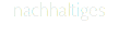 nachhaltiges